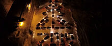 Новогоднюю елку из автомобилей выстроили водители Глазова