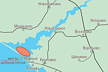 Жители запада Крыма проголосовали против добычи песка на озере Донузлав