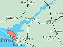 Жители запада Крыма проголосовали против добычи песка на озере Донузлав