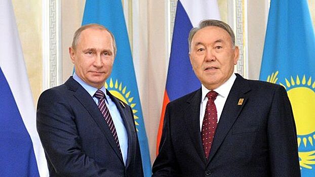 Путин встретился с Назарбаевым на горнолыжном курорте