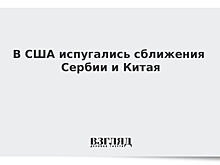 В США испугались сближения Сербии и Китая