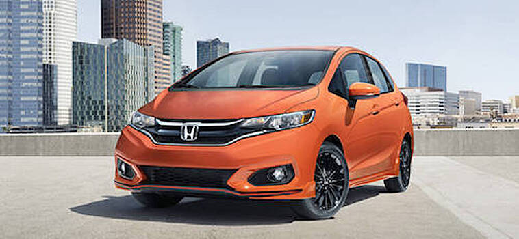 Honda Fit 2018 получит спортивный обвес и оранжевый цвет кузова