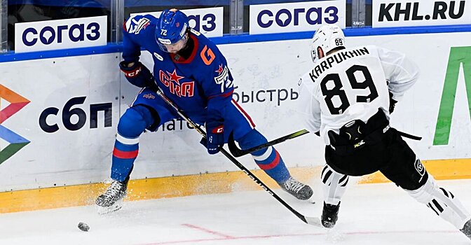 Алистров после 0:3 от «Трактора»: «СКА нужно это перебороть, не унывать. Два периода отлично смотрелись, картина игры в целом хорошая, просто бывает, что не получается забить»