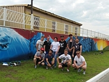 Улицы Ноябрьска украсили яркие рисунки