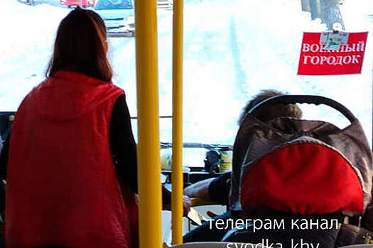 Хабаровчане пожаловались на водителя автобуса, работающего вместе с младенцем