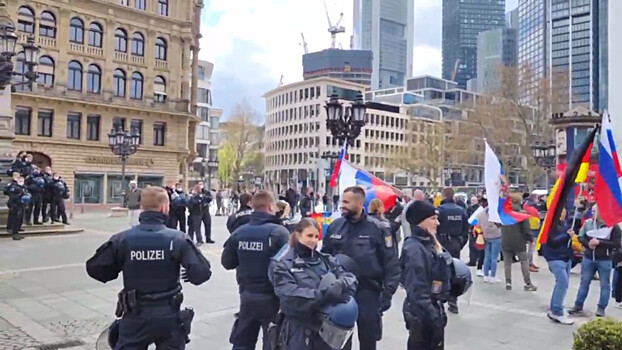 Русофобские протесты охватили Германию