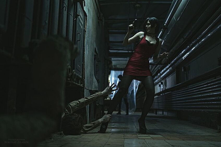 Косплей Ремейк Resident Evil 2, модель MightyRaccoon, фотограф Nikolay Zharov Photographer