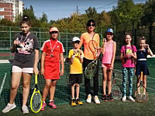 В честь Дня города в школе № 109 прошел парный турнир по теннису