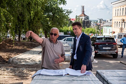 В курском сквере «Спутник» создадут дополнительные зоны для отдыха