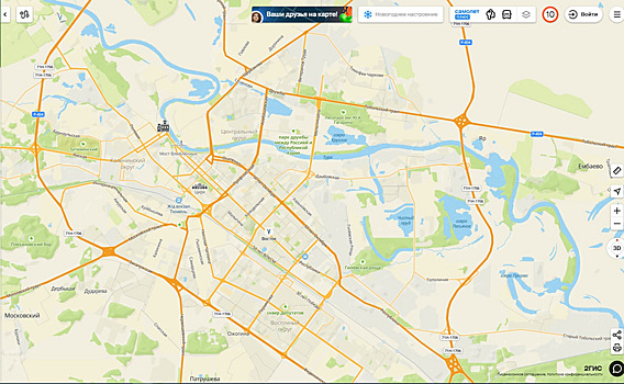 Тюмень сковали максимальные пробки