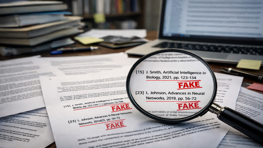 В научных статьях обнаружены тысячи фейковых ссылок от ИИ