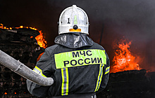 В Ижевске произошел пожар в производственном здании
