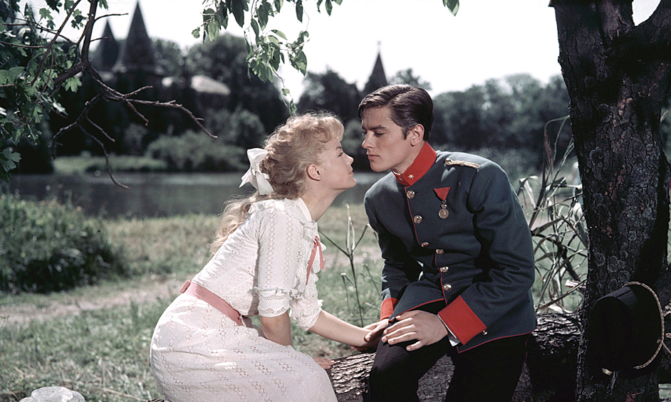 Ален Делон в фильме «Кристина», 1958 год