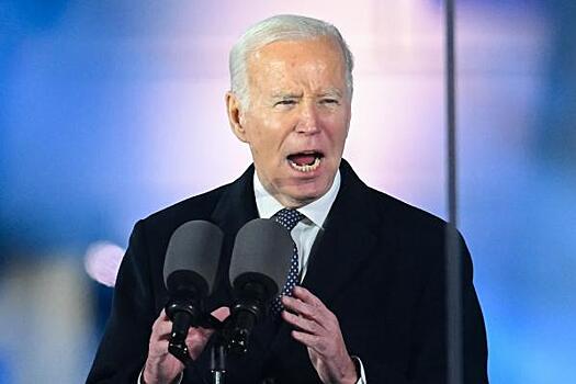 В Омской области сожгли чучело Байдена