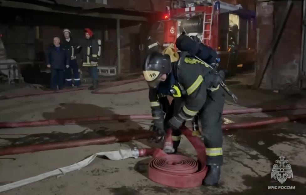 Названа причина пожара в здании на Электрозаводской улице в Москве