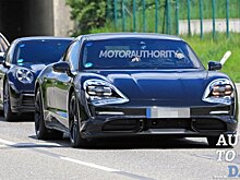 Porsche продолжает тестировать предстоящий электрический Taycan