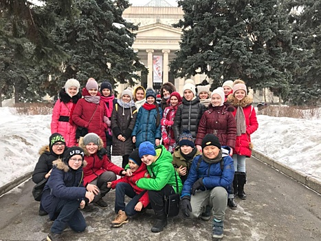 Ученики одной из школ Южнопортового посетили Музей изобразительных искусств имени Пушкина