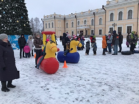 Развлекательная семейная программа «Новогодние покатушки» прошла в Вологде