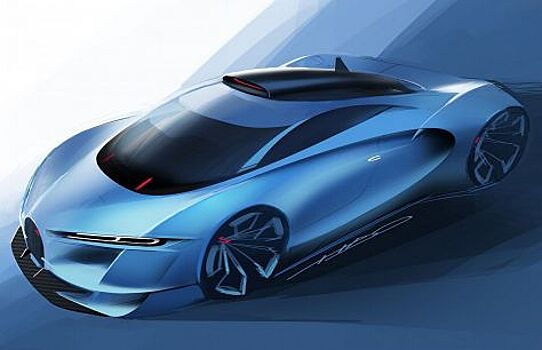 В Сети появился рендер гиперкара от Bugatti безумнее Divo