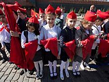 На Красной площади прошла торжественная пионерская линейка