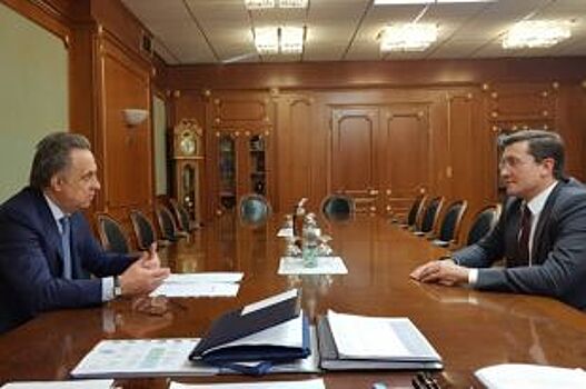 Никитин и Мутко обсудили подготовку к 800-летию Нижнего Новгорода