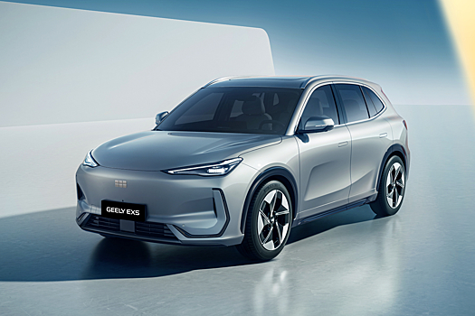 В России начались продажи электрического кроссовера Geely EX5