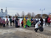 В 10 микрорайонах Вологды прошли празднования Масленицы