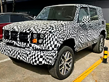 Появились шпионские фото рамного внедорожника Beijing BJ40 нового поколения