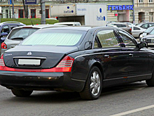 Опубликовано видео ДТП с двумя «Майбахами» в центре Москвы