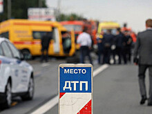 Таксист сбил пешехода на МКАД
