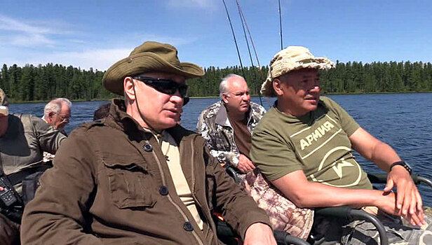 Путин провёл выходные на природе в Туве