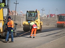 В Волгограде реконструируют участок дороги в районе поселка Водстрой