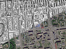 Первый спутниковый снимок Ижевска