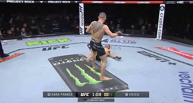 Кара-Франс срубил и добил Эрцега в соглавном бою UFC 305