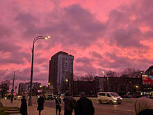 Тишковец: "зловещий окрас" неба утром в Москве предвещает резкое похолодание