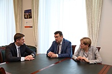 Гнеушев провел встречу с главой Союза журналистов России Соловьевым