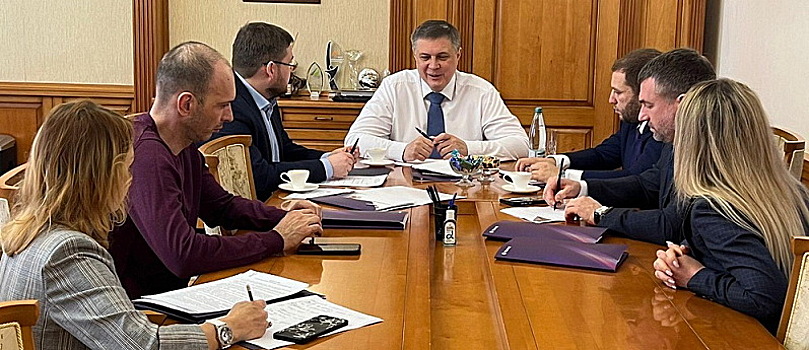 Вице-губернатор Кубани Игорь Галась встретился с зампредседателя банка УРАЛСИБ