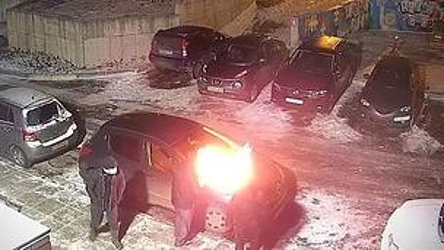         Машину редактора чепецкого сайта подожгли трое неизвестных       