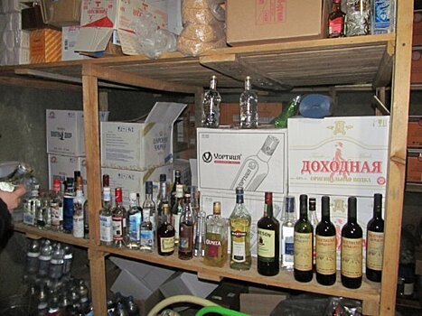 В Подмосковье изъяли 20 тысяч бутылок поддельного алкоголя