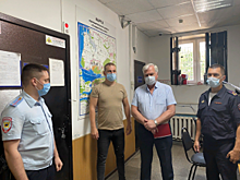 В Самарской области председатель Общественного совета регионального главка проверил работу территориального подразделения органов внутренних дел