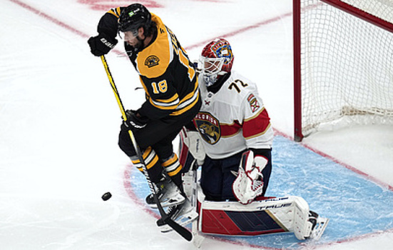 "Флорида" обыграла "Бостон" в матче НХЛ. Бобровский отразил 24 броска