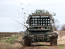 ВСУ потратили 34 дрона-камикадзе на один макет ТОС-1А "Солнцепек"