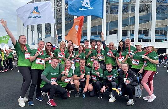 Команда «СУ №905» приняла участие в благотворительном полумарафоне «Беги, герой!»