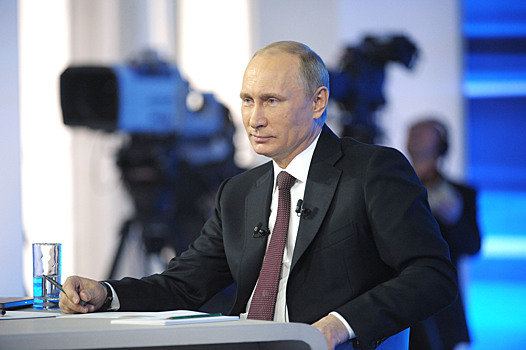 Доля телеаудитории «прямой линии» Владимира Путина составила 58,5%