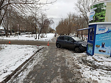В Самаре автомобилистка врезалась в киоск