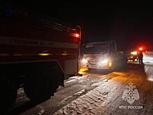 Ветер снес машины в кювет на трассе в Забайкалье