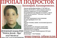 В Башкирии пропал 14-летний подросток