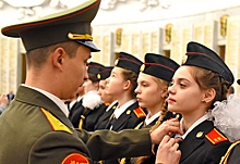Кадеты Преображенского корпуса принесли присягу в Музее Победы
