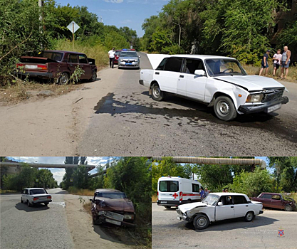 В Волгограде в ДТП на перекрестке пострадал 23-летний парень