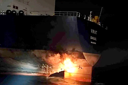 Минтранс Турции сообщил о новой атаке на танкер Virat в Черном море